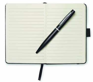 Logotrade promotional merchandise image of: A6 notebook with pen 72 lined