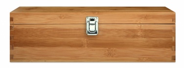 Logo trade promotional giveaways picture of: Wine set in bamboo box