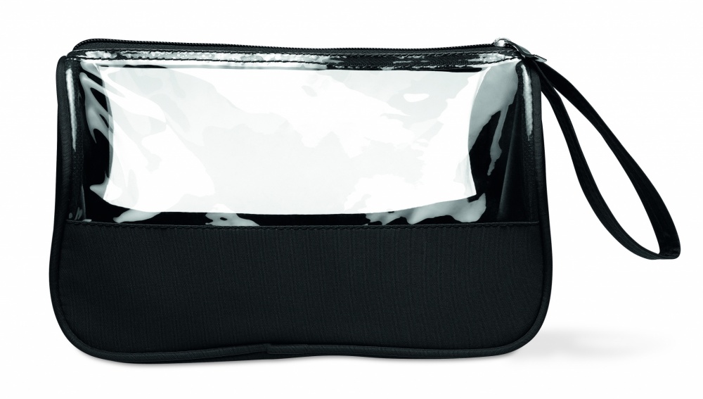 Logo trade corporate gifts image of: Toiletry bag microfiber w PVC