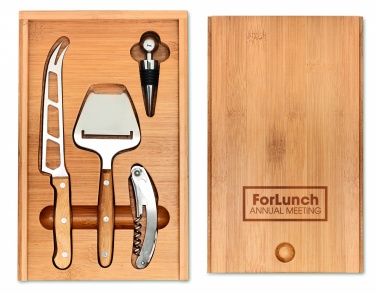 Logotrade promotional product image of: Cheese and wine set