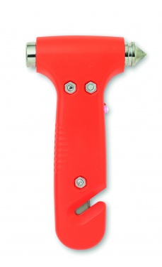 Logo trade promotional merchandise image of: 3 in 1 Emergency hammer