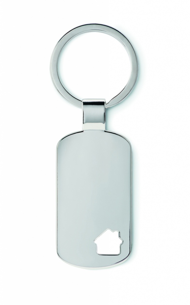 Logo trade corporate gifts picture of: Key ring with house detail Jelgava