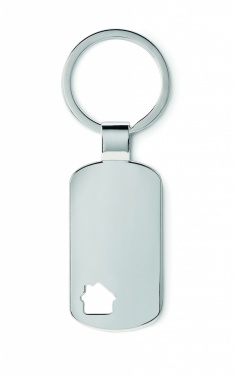 Logo trade promotional gifts picture of: Key ring with house detail Jelgava