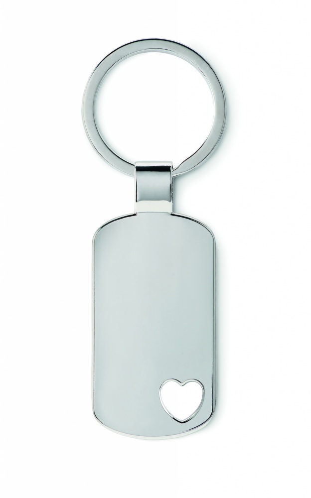 Logo trade business gift photo of: Key ring with heart detail Jūrmala