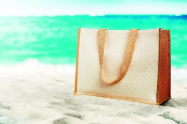 Logotrade promotional items photo of: Jute and canvas shopping bag
