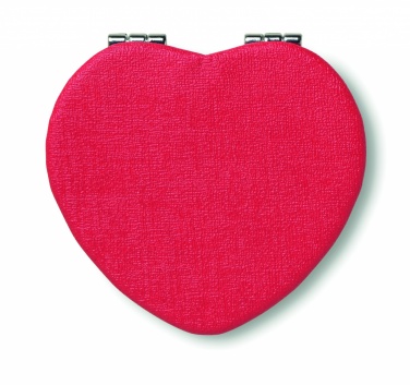 Logotrade promotional item image of: Heart PU mirror