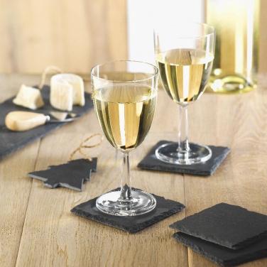 Logotrade advertising product image of: Slate coasters with EVA bottom
