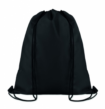 Logo trade promotional products image of: 210D Polyester drawstring bag