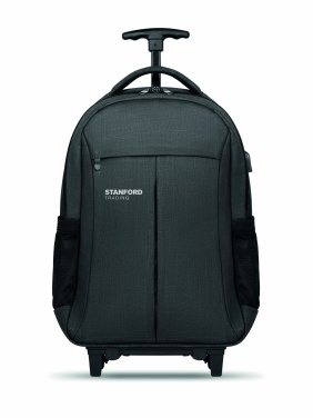 Logo trade promotional merchandise picture of: Trolley backpack in 360D