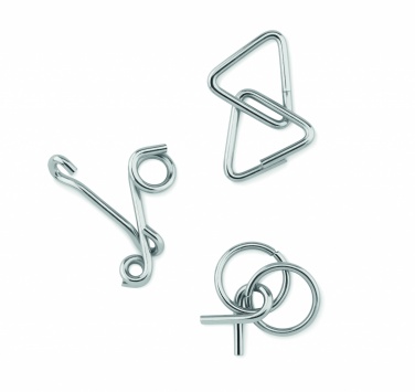 Logotrade corporate gifts photo of: Set of 3 metal brain teasers