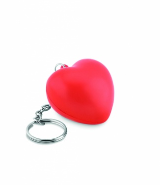 Logotrade promotional giveaway image of: Key ring with PU heart Ogre