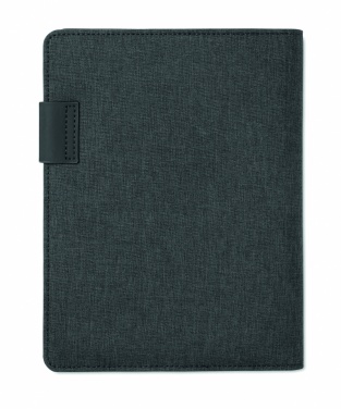 Logotrade promotional gift image of: A5 folder with power bank