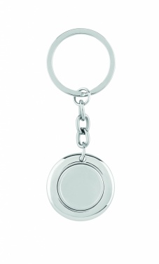 Logotrade promotional item image of: Key ring with token Cēsis