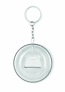 Logotrade promotional merchandise image of: Key ring with bottle opener Madona