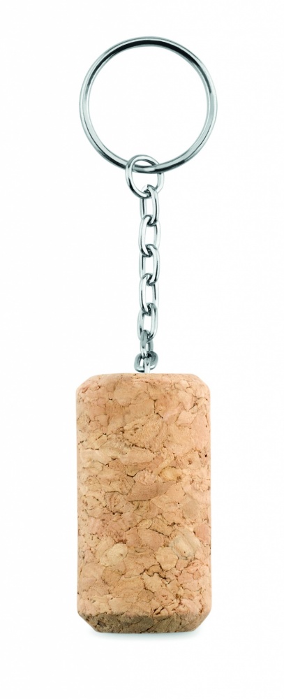 Logotrade promotional gift picture of: Wine cork key ring Sigulda