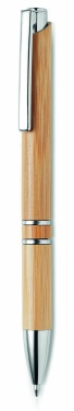 Logo trade promotional gifts image of: Bamboo automatic ball pen