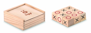 Logotrade advertising products photo of: Wooden tic tac toe