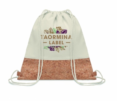 Logo trade corporate gift photo of: 160gr/m² cotton drawstring bag