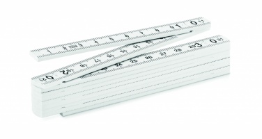 Logo trade promotional gift photo of: Folding ruler 1m