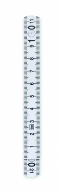 Logo trade promotional giveaways picture of: Folding ruler 1m