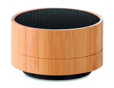 Logotrade corporate gifts photo of: 3W Bamboo wireless speaker
