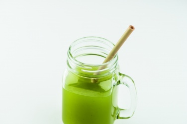 Logotrade promotional product picture of: Bamboo Straw w/brush in pouch