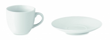 Logo trade corporate gift photo of: Espresso cup and saucer 80 ml