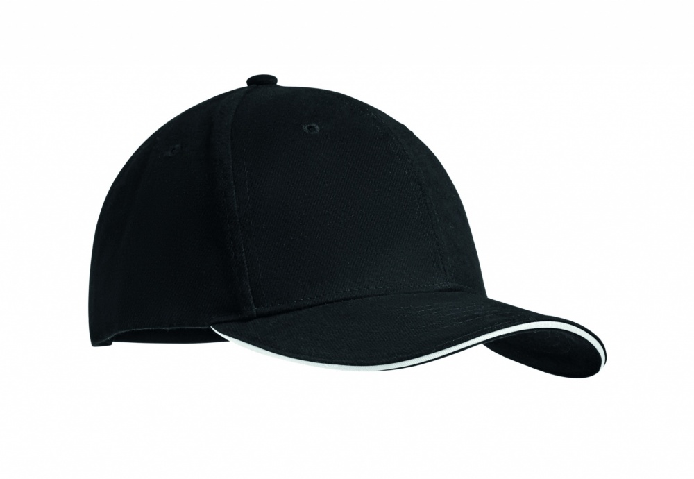 Logo trade promotional items picture of: Brushed heavy cotton 6 panel sa