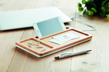 Logo trade promotional gift photo of: Wireless charging pad 5W MALABAR