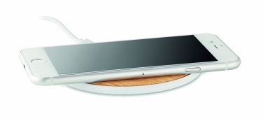 Logo trade corporate gift photo of: Wireless charger round 5W TISPAD