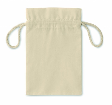 Logo trade advertising products picture of: Small Cotton draw cord bag