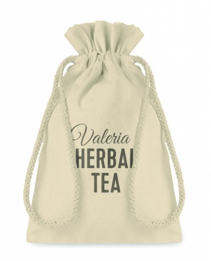 Logo trade promotional item photo of: Small Cotton draw cord bag