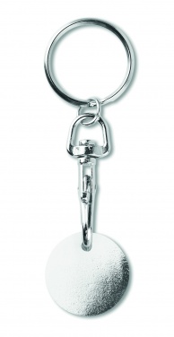Logo trade promotional merchandise picture of: Key ring token (€uro token)