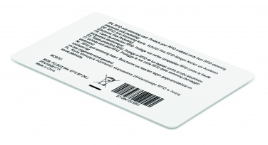 Logo trade promotional items image of: RFID Anti-skimming card