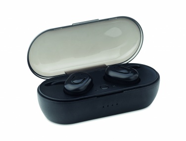 Logotrade promotional giveaway image of: TWS earbuds with charging box