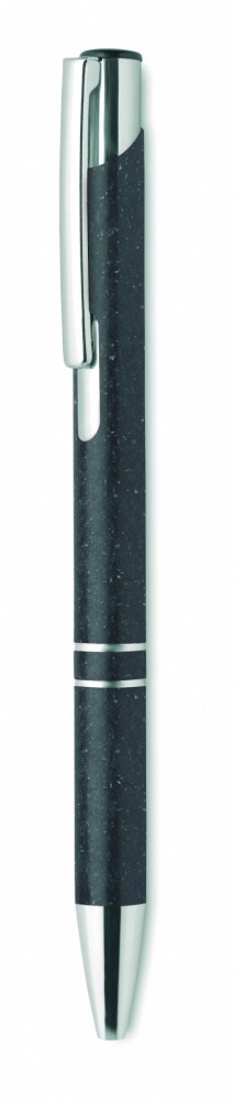 Logotrade promotional product image of: Wheat Straw/ABS push type pen