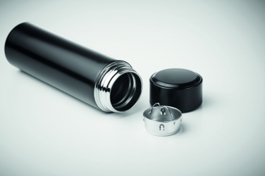 Logo trade promotional merchandise photo of: Bottle with touch thermometer