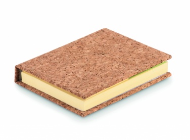 Logotrade promotional items photo of: Cork sticky note memo pad
