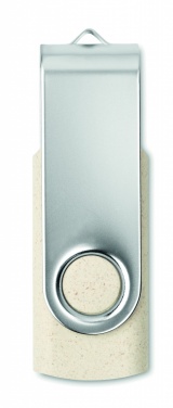 Logotrade business gift image of: Wheat straw PP 50/50 USB 16GB