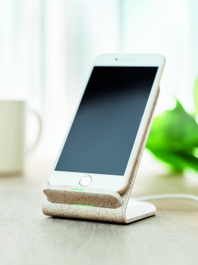 Logotrade promotional items photo of: Wheat straw/ABS charger std10W