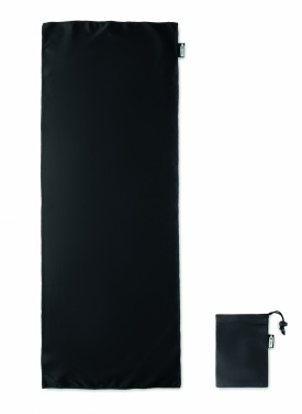 Logo trade promotional giveaways image of: RPET sports towel and pouch