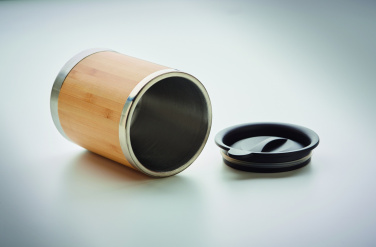 Logo trade advertising products picture of: Tumbler in bamboo cover 250ml