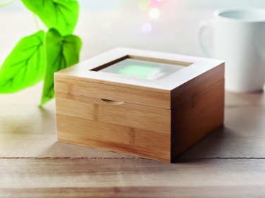 Logotrade promotional gift picture of: Bamboo tea box