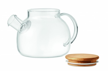 Logo trade advertising products picture of: Teapot borosilicate glass 850ml