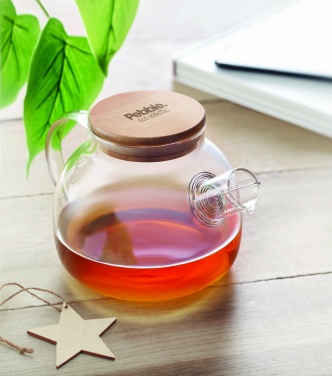 Logotrade advertising products photo of: Teapot borosilicate glass 850ml