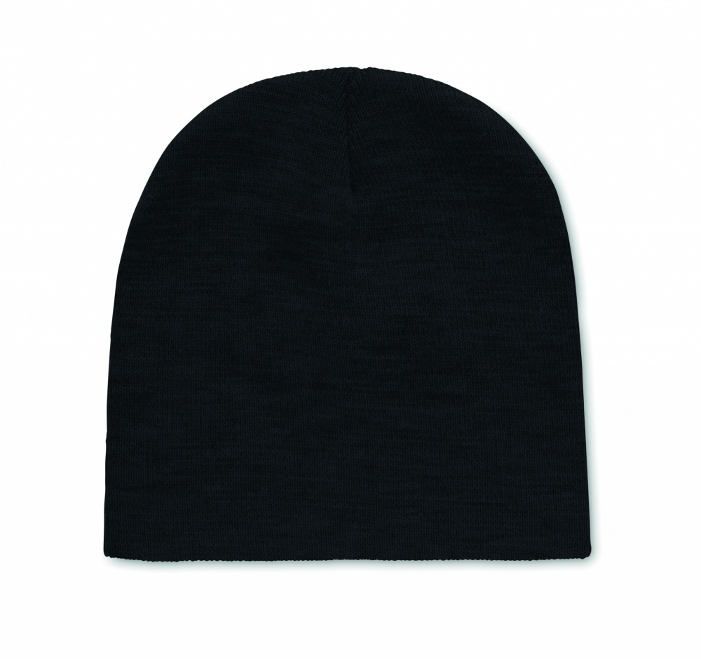 Logo trade promotional merchandise photo of: Beanie in RPET polyester