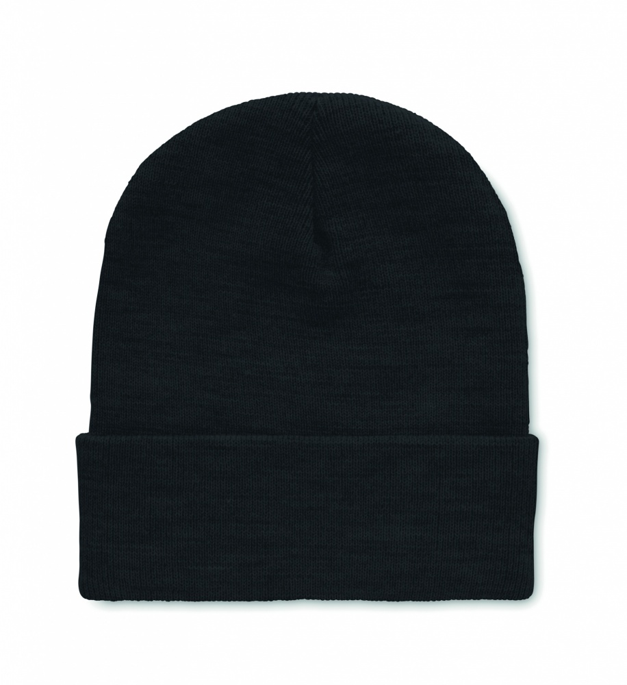 Logotrade corporate gifts photo of: Beanie in RPET with cuff