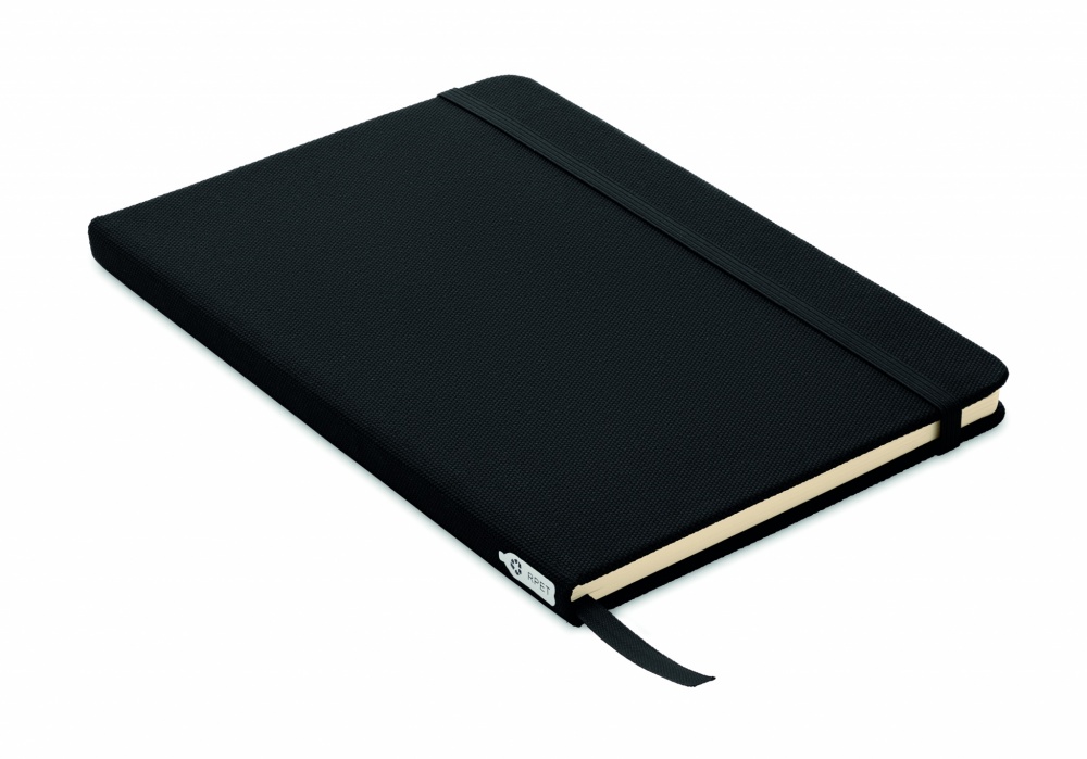 Logo trade promotional product photo of: A5 RPET notebook 80 lined