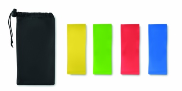 Logo trade business gift photo of: Set of 4 TPE fitness bands