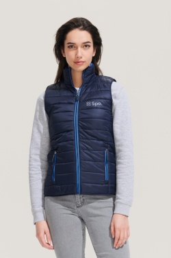 Logo trade promotional merchandise picture of: WAVE WOMEN BODYWARMER 180g